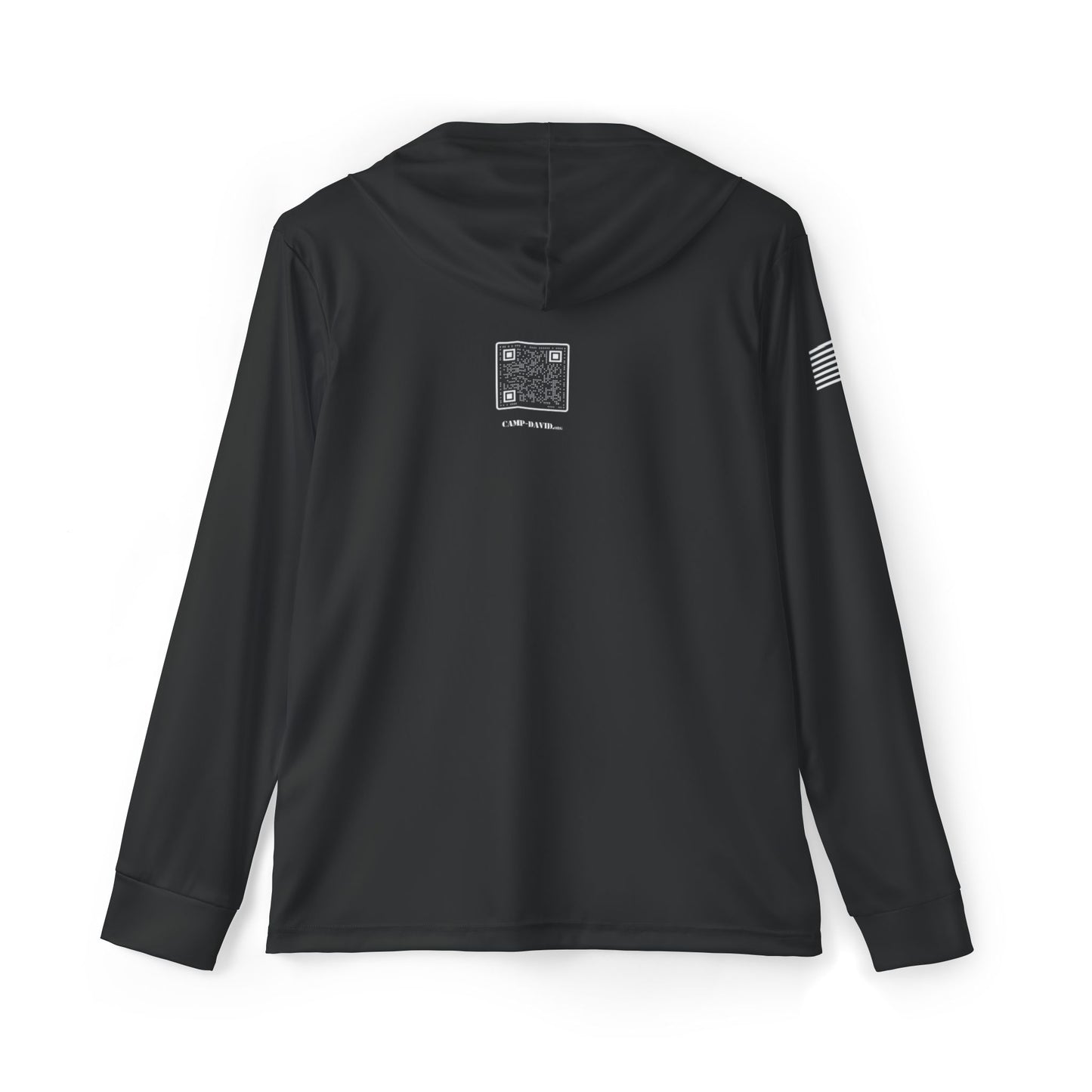 Shieldbearers Blk/Blk Men's Sports Warmup Hoodie (AOP)