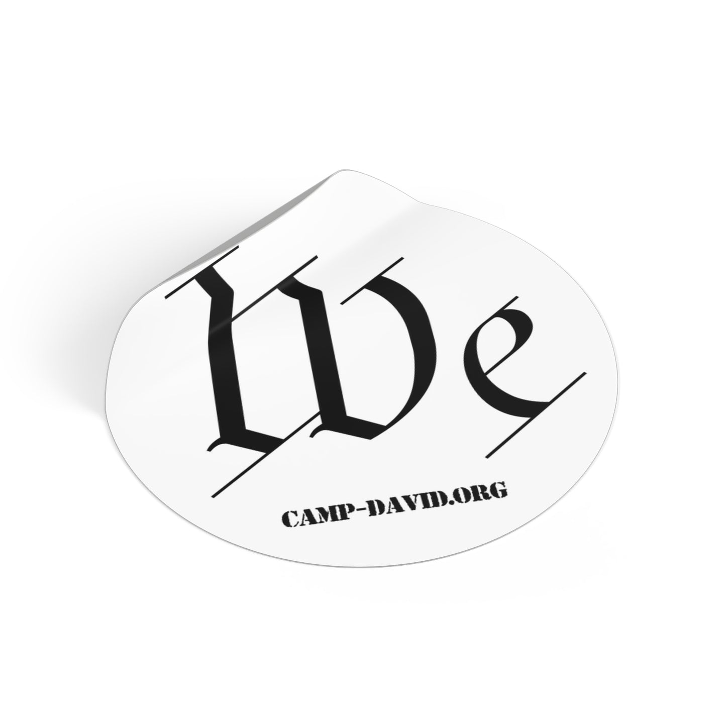 "WE" Vinyl Sticker