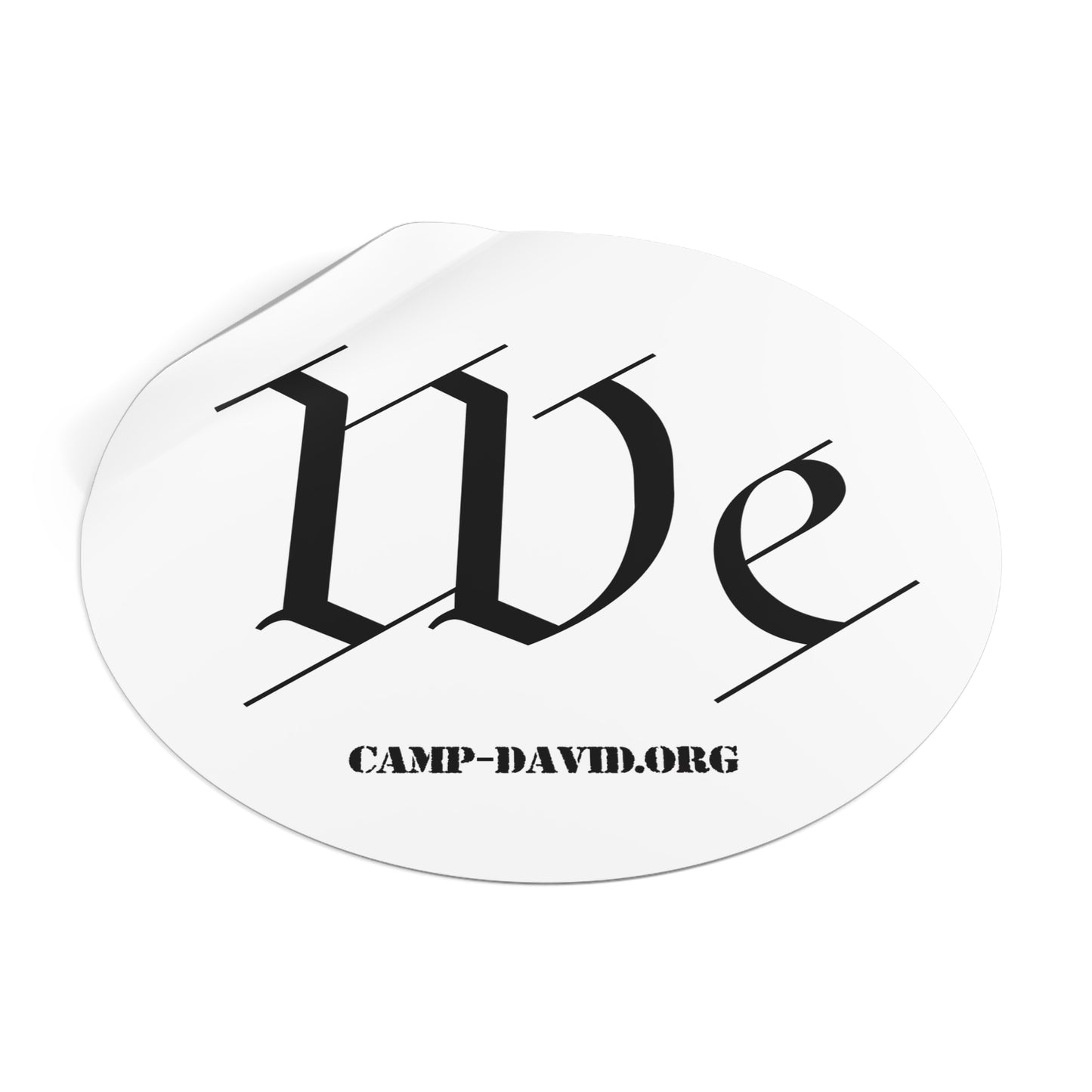 "WE" Vinyl Sticker