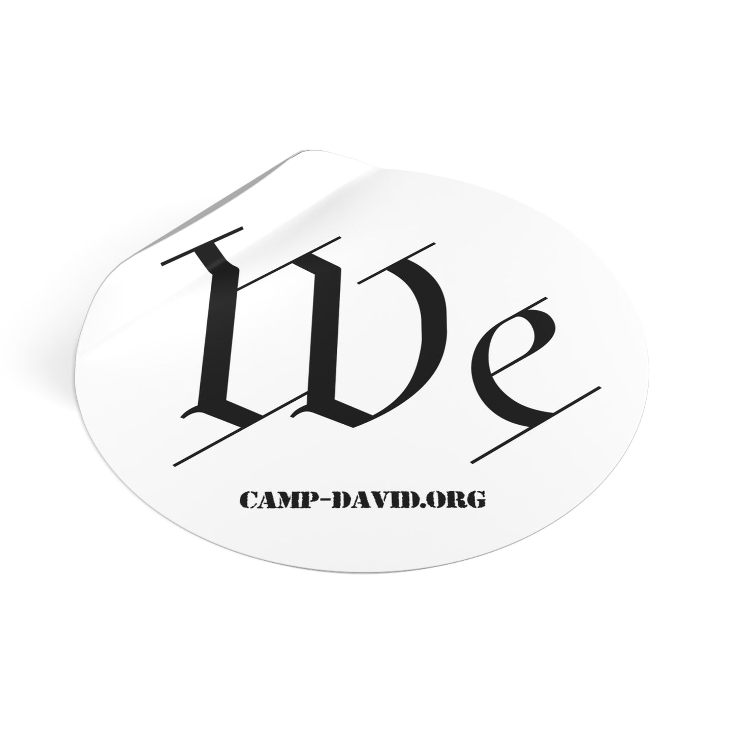 "WE" Vinyl Sticker