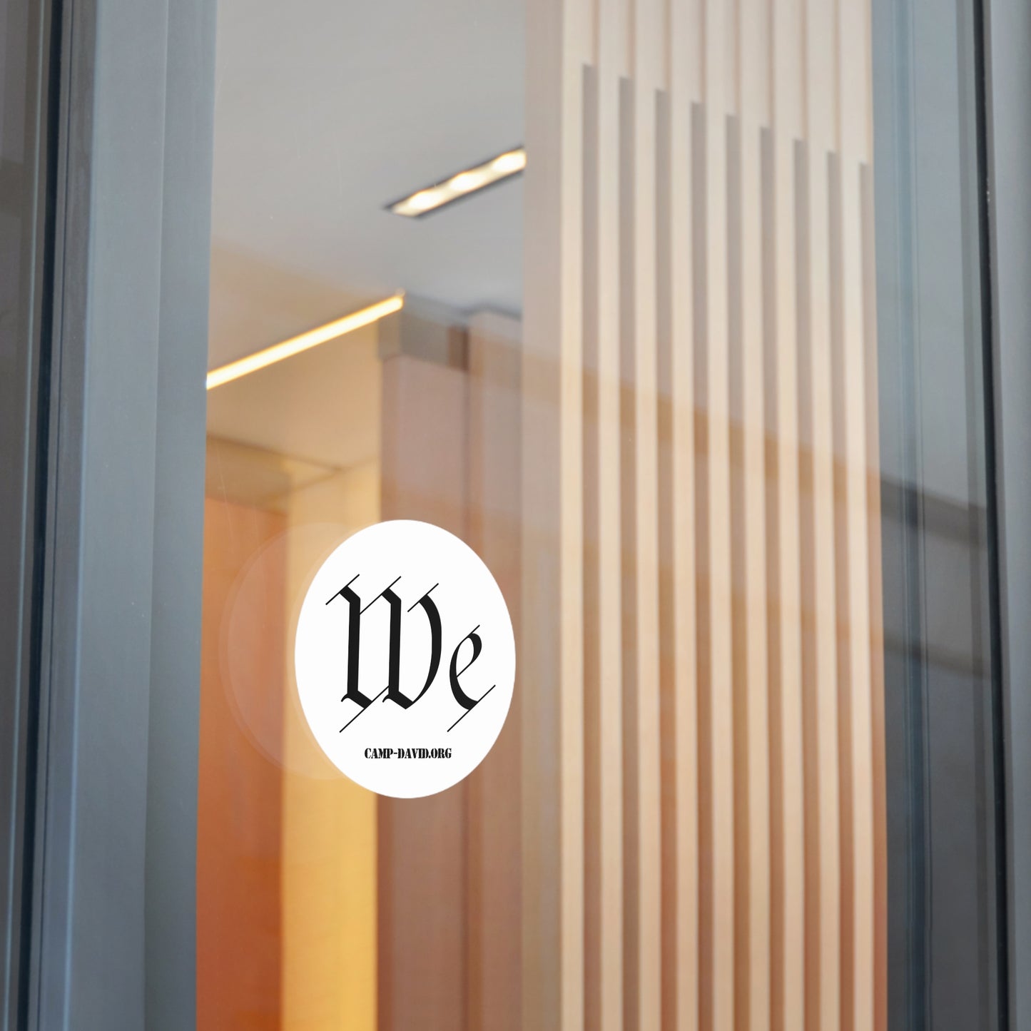 "WE" Vinyl Sticker